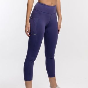 Echt Purpose Crop Leggings - Blue - Brand new!